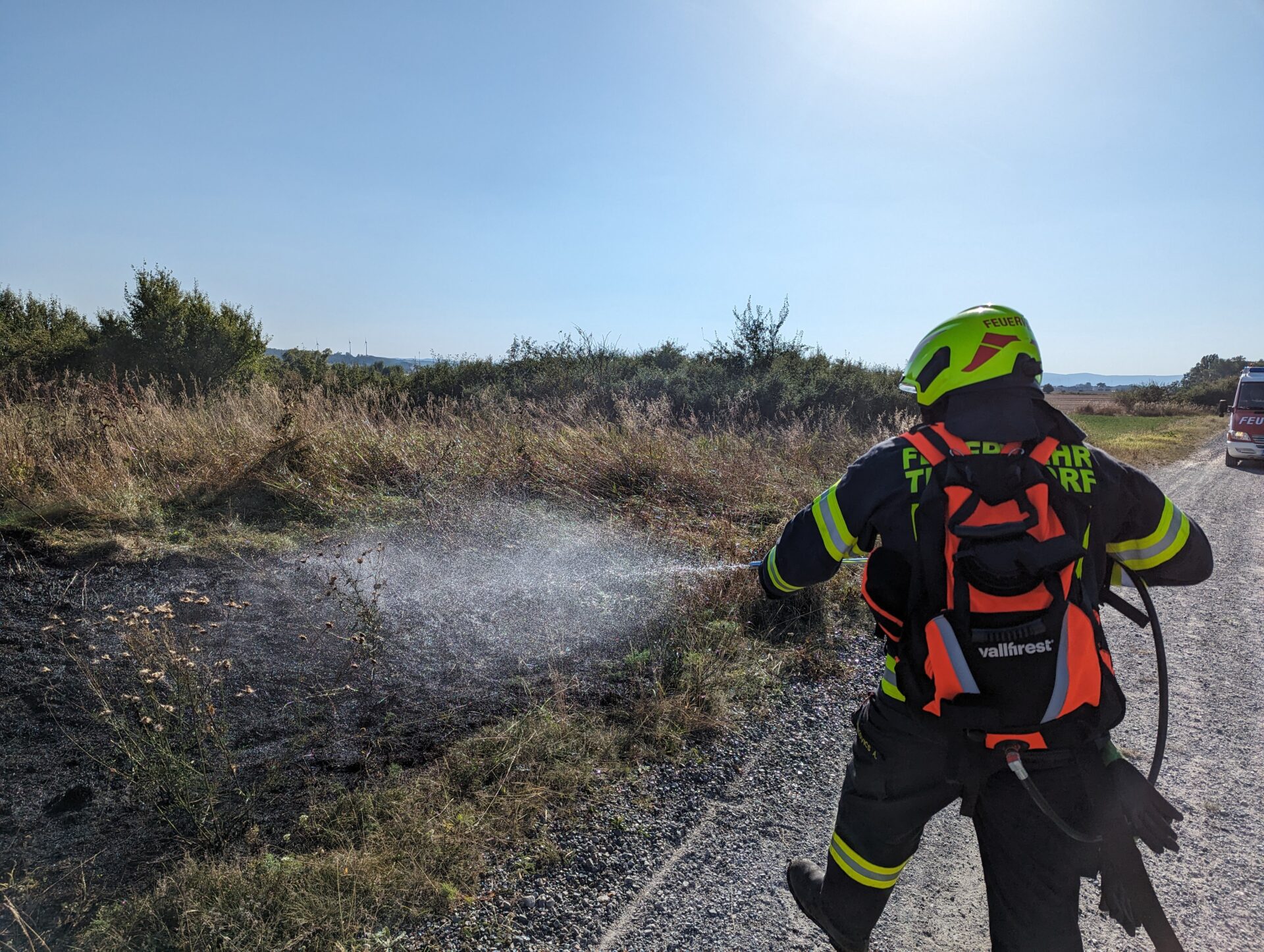 Flur­brand auf der Hutweide