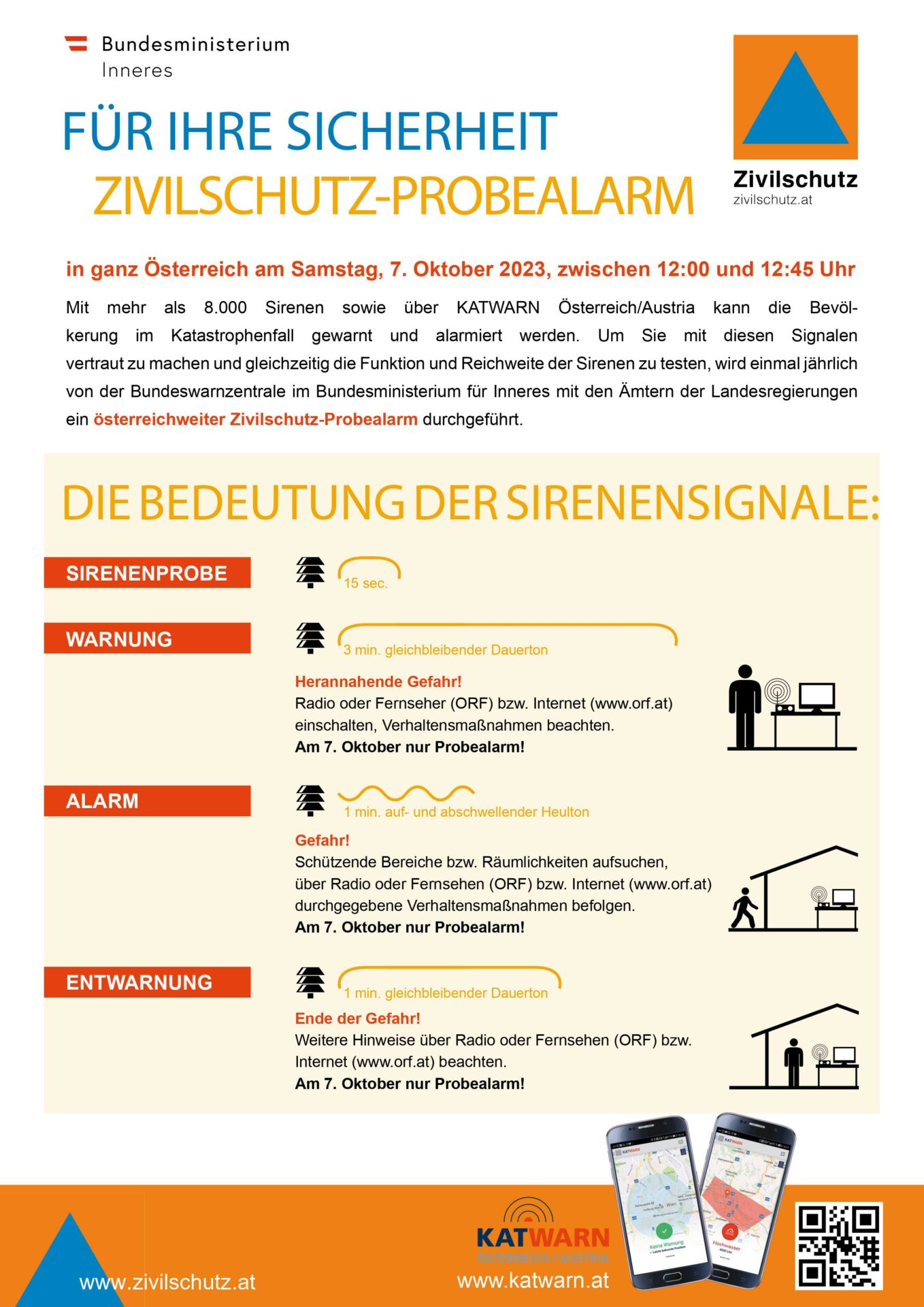 Zivil­schutz-Pro­be­alarm