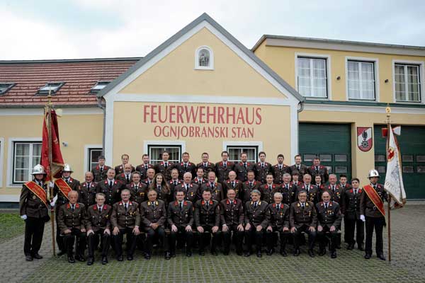 Die Mannschaft der FF Trausdorf