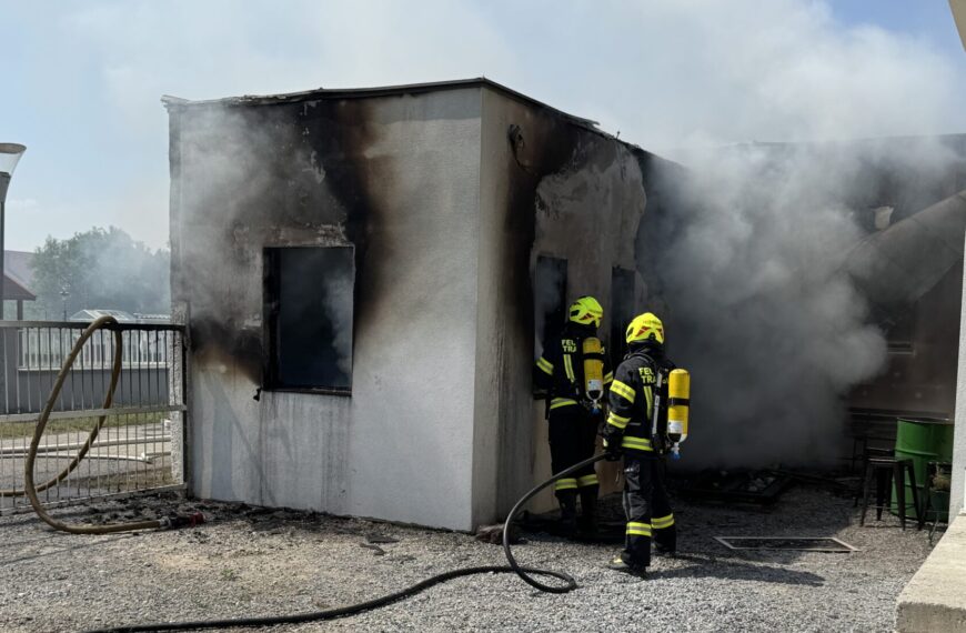 Groß­ein­satz: Gebäudebrand
